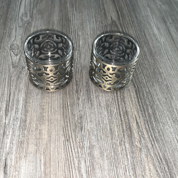 Rare NWT✨Bath & Body Works Mini Candle Holders Set of Two - Picture 3 of 7
